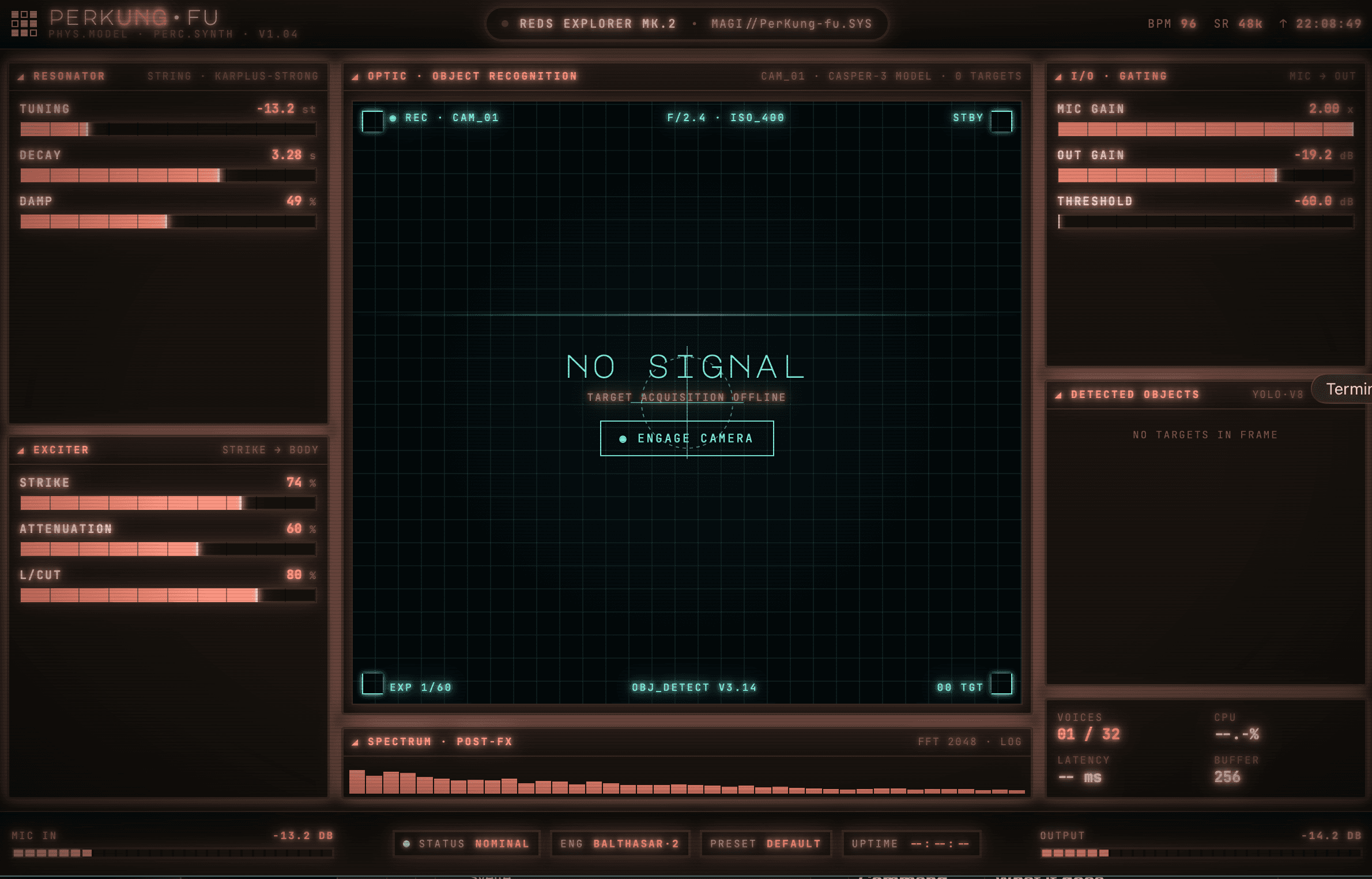 Perkung-fu interface